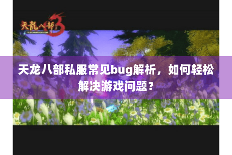 天龙八部私服常见bug解析,如何轻松解决游戏问题? 天龙八部私服常见bug解析,如何轻松解决游戏问题?