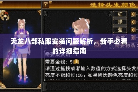 天龙八部私服安装问题解析,新手必看的详细指南 天龙八部私服安装问题解析,新手必看的详细指南