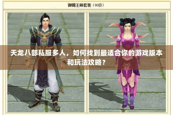 天龙八部私服多人，如何找到最适合你的游戏版本和玩法攻略？