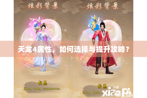 天龙4属性，如何选择与提升攻略？