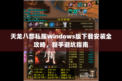 天龙八部私服Windows版下载安装全攻略，新手避坑指南