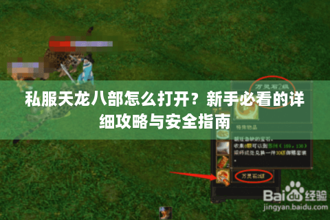 私服天龙八部怎么打开？新手必看的详细攻略与安全指南