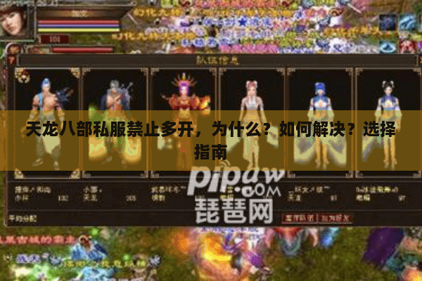 天龙八部私服禁止多开,为什么?如何解决?选择指南 天龙八部私服禁止多开,为什么?如何解决?选择指南