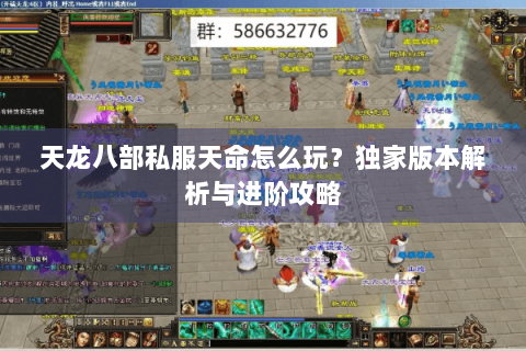 天龙八部私服天命怎么玩？独家版本解析与进阶攻略