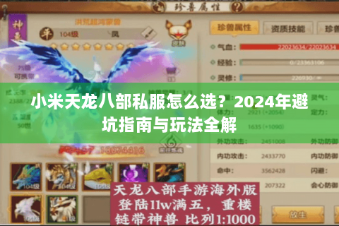 小米天龙八部私服怎么选?2024年避坑指南与玩法全解 小米天龙八部私服怎么选?2024年避坑指南与玩法全解