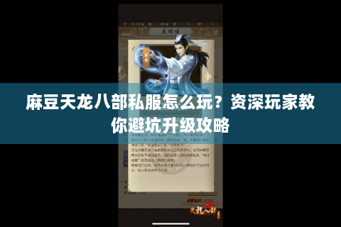 麻豆天龙八部私服怎么玩？资深玩家教你避坑升级攻略