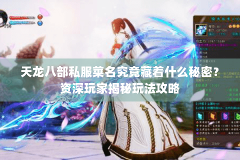 天龙八部私服菜名究竟藏着什么秘密?资深玩家揭秘玩法攻略 天龙八部私服菜名究竟藏着什么秘密?资深玩家揭秘玩法攻略