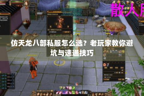 仿天龙八部私服怎么选？老玩家教你避坑与速通技巧