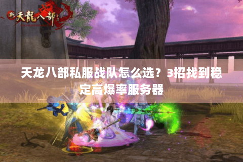 天龙八部私服战队怎么选？3招找到稳定高爆率服务器