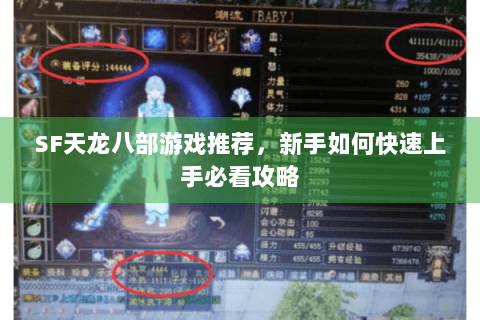 SF天龙八部游戏推荐，新手如何快速上手必看攻略