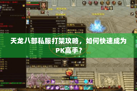 天龙八部私服打架攻略,如何快速成为PK高手? 天龙八部私服打架攻略,如何快速成为PK高手?