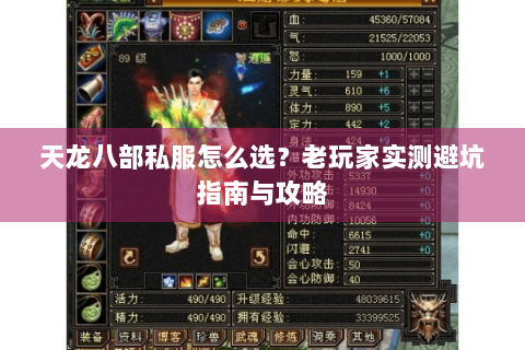 天龙八部私服怎么选?老玩家实测避坑指南与攻略 天龙八部私服怎么选?老玩家实测避坑指南与攻略