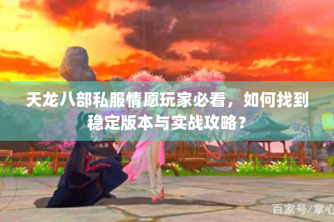 天龙八部私服情愿玩家必看，如何找到稳定版本与实战攻略？