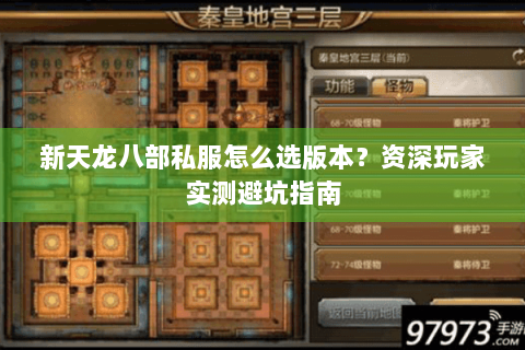 新天龙八部私服怎么选版本？资深玩家实测避坑指南