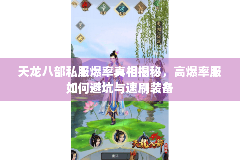 天龙八部私服爆率真相揭秘，高爆率服如何避坑与速刷装备