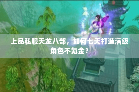 上品私服天龙八部，如何七天打造满级角色不氪金？