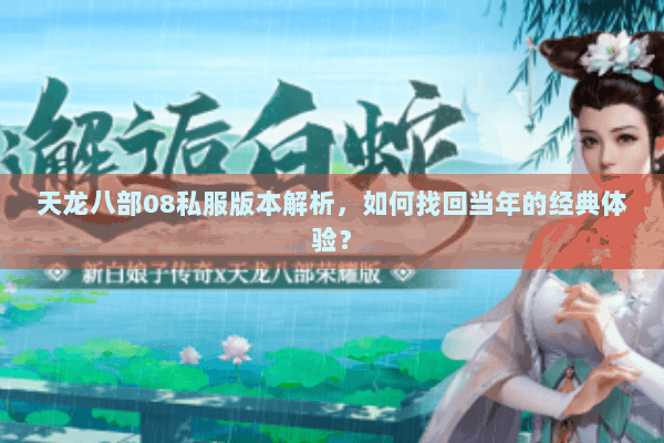 天龙八部08私服版本解析，如何找回当年的经典体验？