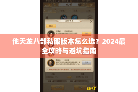 他天龙八部私服版本怎么选？2024最全攻略与避坑指南