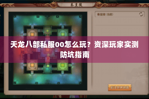 天龙八部私服00怎么玩？资深玩家实测防坑指南