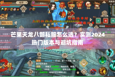 芒果天龙八部私服怎么选？实测2024热门版本与避坑指南