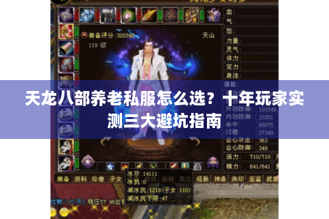 天龙八部养老私服怎么选？十年玩家实测三大避坑指南