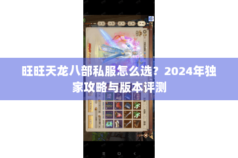 旺旺天龙八部私服怎么选?2024年独家攻略与版本评测 旺旺天龙八部私服怎么选?2024年独家攻略与版本评测