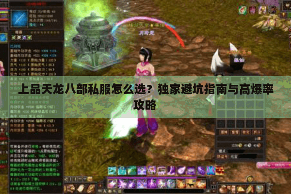 上品天龙八部私服怎么选？独家避坑指南与高爆率攻略
