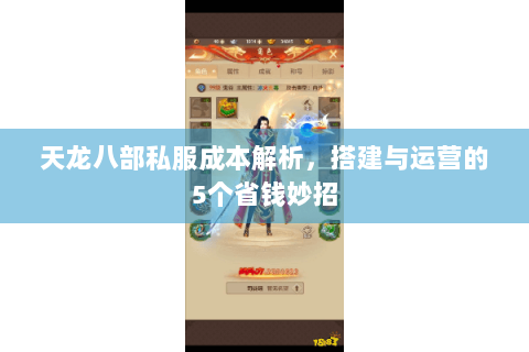 天龙八部私服成本解析，搭建与运营的5个省钱妙招