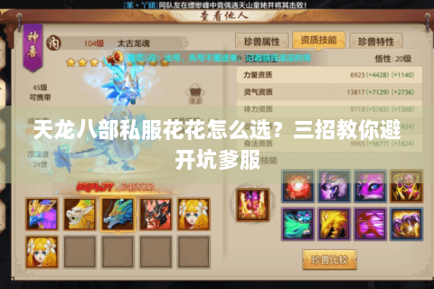 天龙八部私服花花怎么选?三招教你避开坑爹服 天龙八部私服花花怎么选?三招教你避开坑爹服