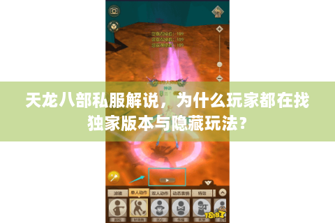 天龙八部私服解说，为什么玩家都在找独家版本与隐藏玩法？