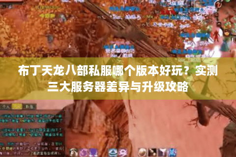 布丁天龙八部私服哪个版本好玩?实测三大服务器差异与升级攻略 布丁天龙八部私服哪个版本好玩?实测三大服务器差异与升级攻略
