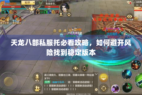 天龙八部私服托必看攻略，如何避开风险找到稳定版本