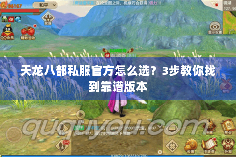 天龙八部私服官方怎么选？3步教你找到靠谱版本