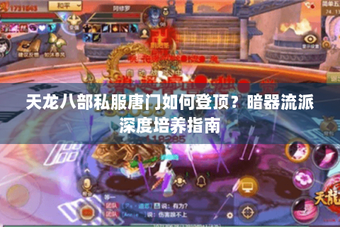 天龙八部私服唐门如何登顶?暗器流派深度培养指南 天龙八部私服唐门如何登顶?暗器流派深度培养指南