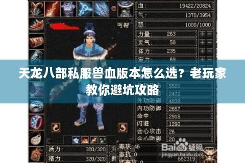 天龙八部私服兽血版本怎么选?老玩家教你避坑攻略 天龙八部私服兽血版本怎么选?老玩家教你避坑攻略