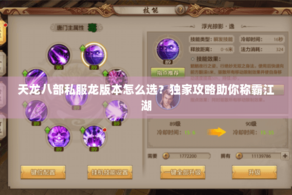 天龙八部私服龙版本怎么选?独家攻略助你称霸江湖 天龙八部私服龙版本怎么选?独家攻略助你称霸江湖