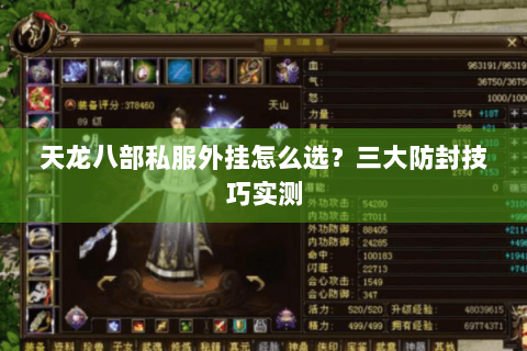 天龙八部私服外挂怎么选?三大防封技巧实测 天龙八部私服外挂怎么选?三大防封技巧实测