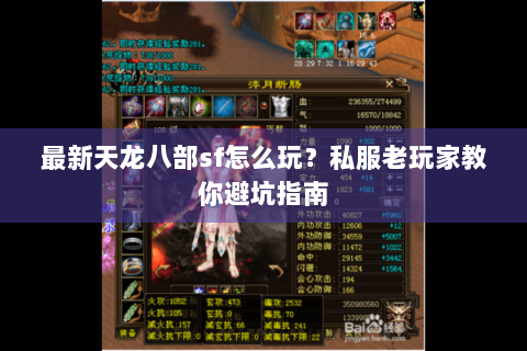 最新天龙八部sf怎么玩?私服老玩家教你避坑指南 最新天龙八部sf怎么玩?私服老玩家教你避坑指南