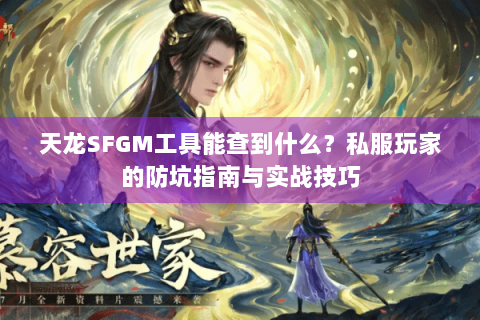 天龙SFGM工具能查到什么？私服玩家的防坑指南与实战技巧