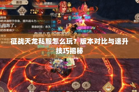 征战天龙私服怎么玩？版本对比与速升技巧揭秘