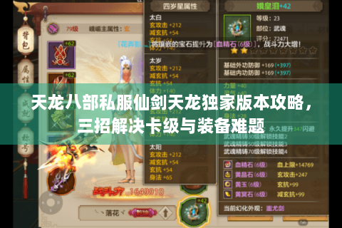 天龙八部私服仙剑天龙独家版本攻略,三招解决卡级与装备难题 天龙八部私服仙剑天龙独家版本攻略,三招解决卡级与装备难题
