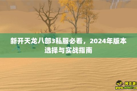 新开天龙八部3私服必看，2024年版本选择与实战指南