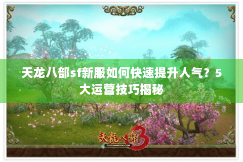 天龙八部sf新服如何快速提升人气?5大运营技巧揭秘 天龙八部sf新服如何快速提升人气?5大运营技巧揭秘
