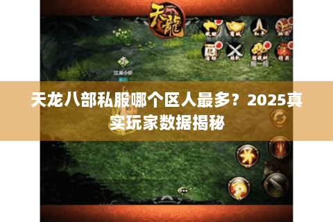 天龙八部私服哪个区人最多？2025真实玩家数据揭秘