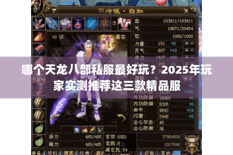 哪个天龙八部私服最好玩？2025年玩家实测推荐这三款精品服