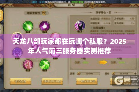 天龙八部玩家都在玩哪个私服？2025年人气前三服务器实测推荐