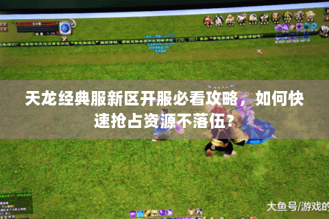 天龙经典服新区开服必看攻略,如何快速抢占资源不落伍? 天龙经典服新区开服必看攻略,如何快速抢占资源不落伍?