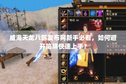 威海天龙八部发布网新手必看，如何避开陷阱快速上手？