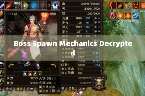 Boss Spawn Mechanics Decrypted Boss Spawn Mechanics Decrypted