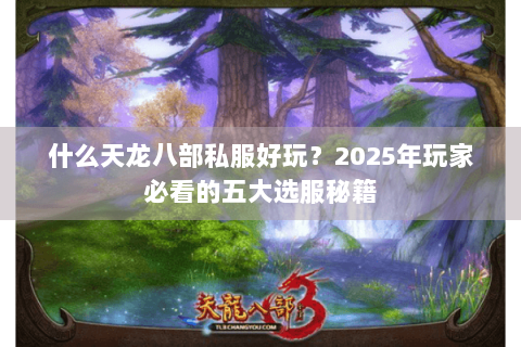 什么天龙八部私服好玩？2025年玩家必看的五大选服秘籍